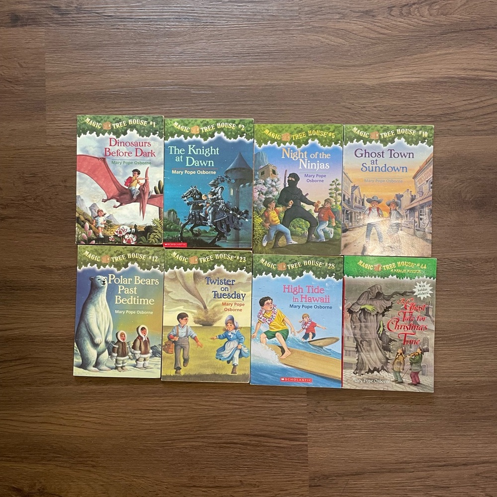 Magic Tree House books set of 8